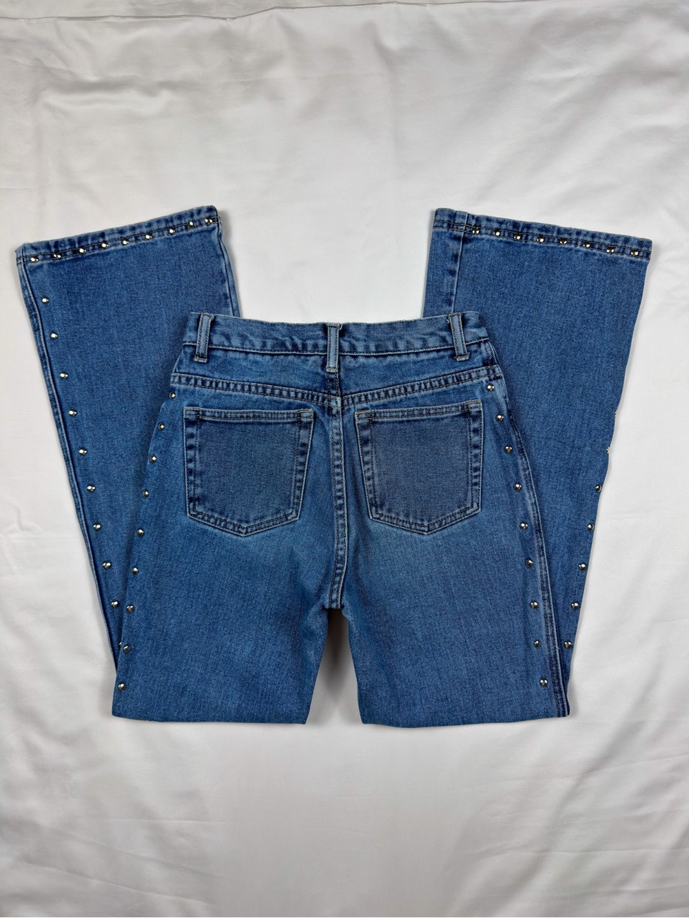 Vintage Y2K Arizona Studded Flare Jeans - Picture 2 of 8